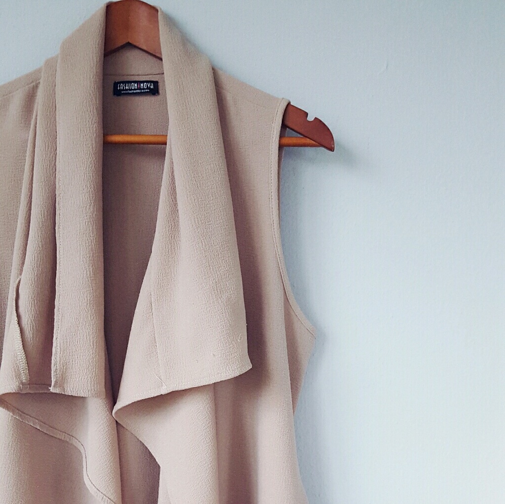 Fashion Nova Cream Duster